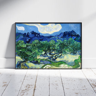 Vincent Van Gogh, Olive Trees with the Alpilles Photo Print