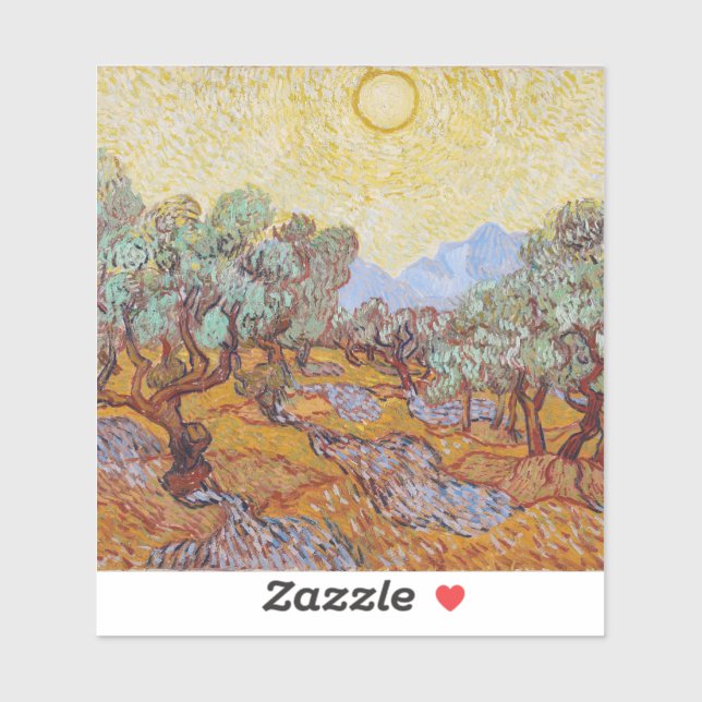 Vincent Van Gogh - Olive Trees with Yellow Sky (Sheet)