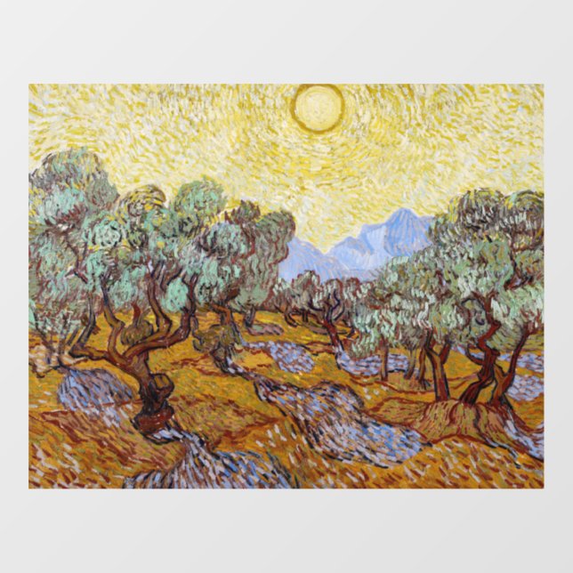 Vincent van Gogh - Olive Trees, Yellow Sky and Sun (Sheet)