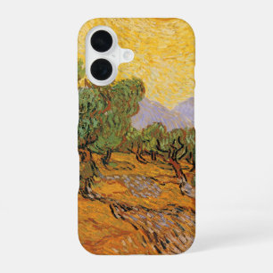 Vincent van Gogh - Olive Trees, Yellow Sky and Sun iPhone 16 Case