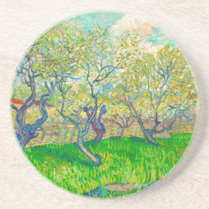 Vincent van Gogh Orchard in Blossom Coaster