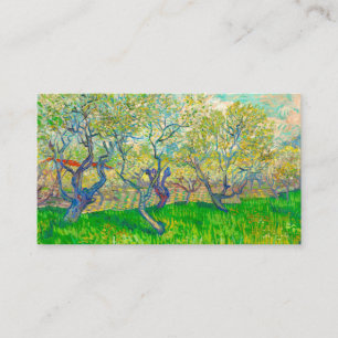 Vincent van Gogh Orchard in Blossom Enclosure Card