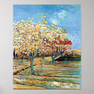 Vincent Van Gogh - Orchard In Blossom Fine Art Poster