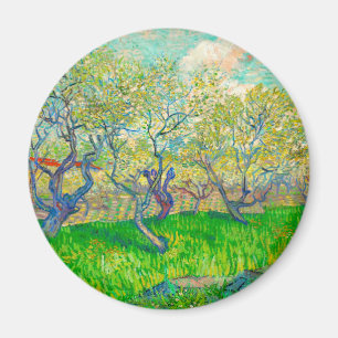 Vincent van Gogh Orchard in Blossom Magnet