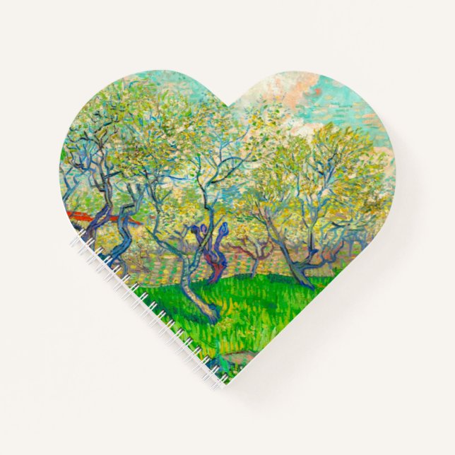 Vincent van Gogh Orchard in Blossom Notebook (Front)