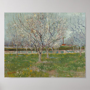 Vincent van Gogh - Orchard in Blossom Poster