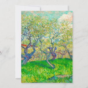 Vincent van Gogh Orchard in Blossom Save The Date