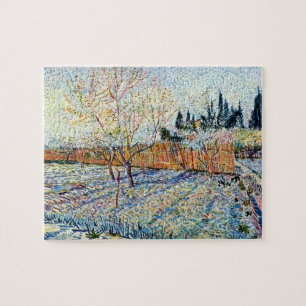 Vincent Van Gogh - Orchard with Peach Trees Jigsaw Puzzle