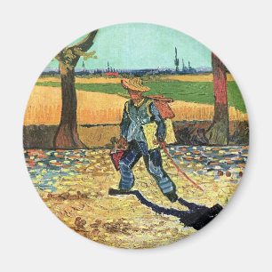 Vincent Van Gogh - Painter On His Way To Work Magnet