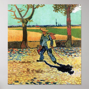 Vincent Van Gogh - Painter On His Way To Work Poster