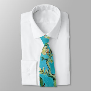 Vincent Van Gogh painting Almond Blossoms Tie