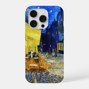 Vincent Van Gogh painting Cafe Terrace at Night iPhone 15 Pro Case