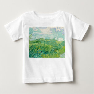 Vincent Van Gogh painting Green wheat field  Baby T-Shirt