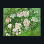 Vincent Van Gogh painting, Still Life-Pink Roses, Postcard<br><div class="desc">Vincent Van Gogh famous painting,  Still Life-Pink Roses.</div>