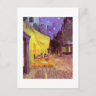 Vincent Van Gogh Paintings: Van Gogh Cafe Postcard
