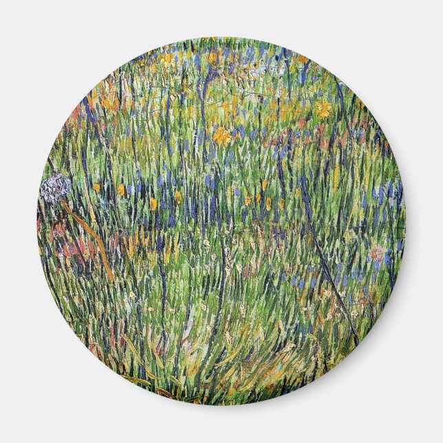 Vincent Van Gogh - Pasture In Bloom Fine Art Magnet (Front)