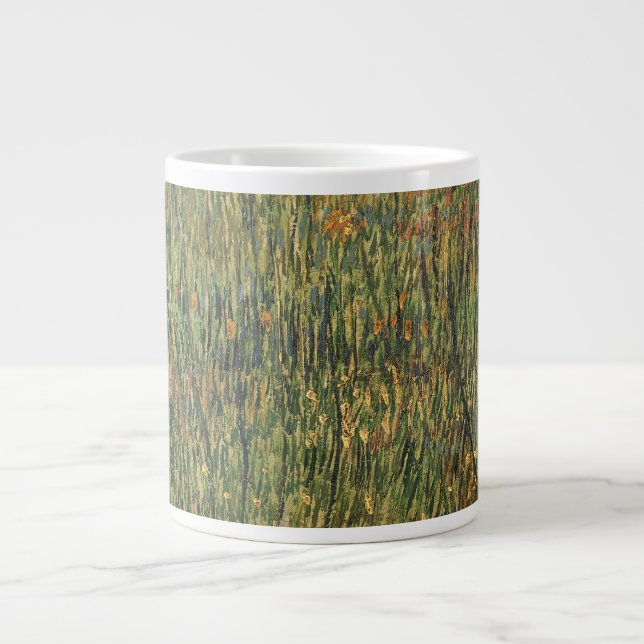 Vincent van Gogh - Pasture in Bloom Large Coffee Mug (Front)