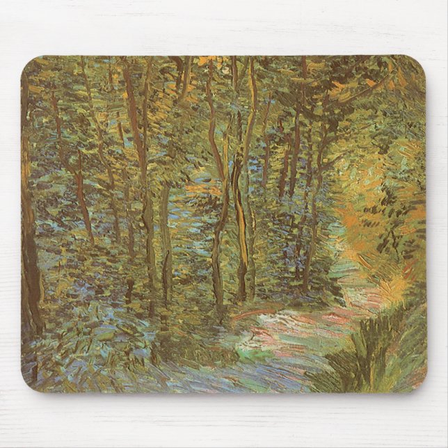 Vincent van Gogh - Path in the Woods Mouse Pad (Front)