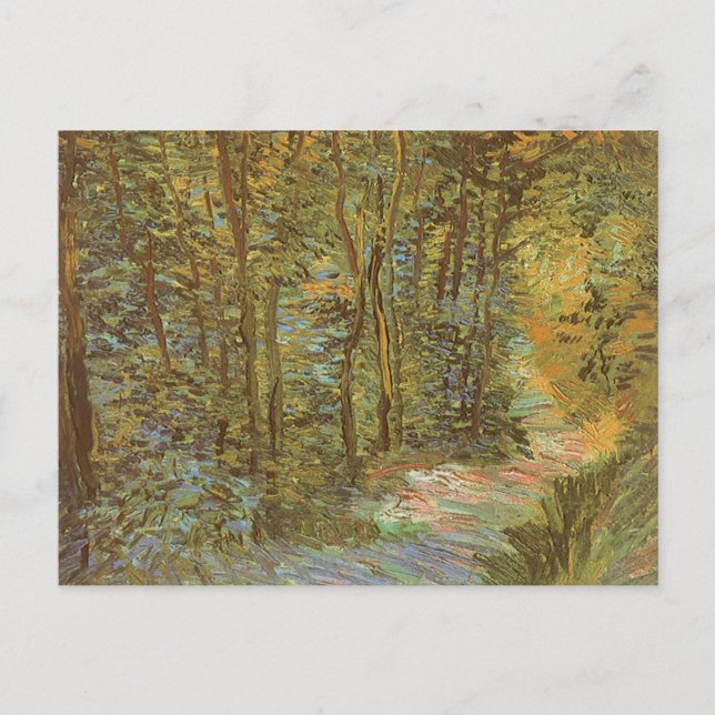 Vincent van Gogh - Path in the Woods Postcard (Front)