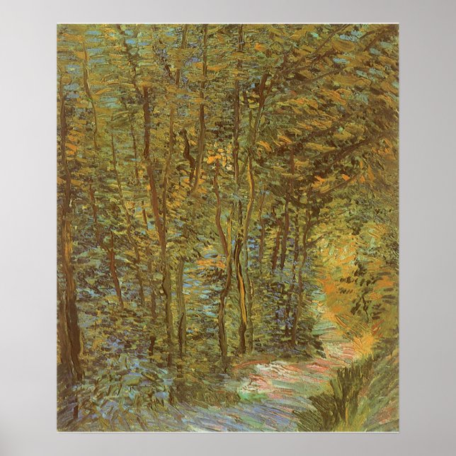 Vincent van Gogh - Path in the Woods Poster (Front)