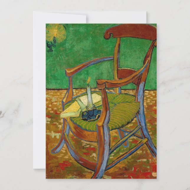 Vincent van Gogh - Paul Gauguin's Armchair Thank You Card (Front)