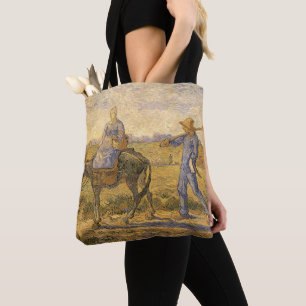Vincent van Gogh - Peasant Couple Going to Work Tote Bag