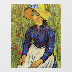 Vincent van Gogh - Peasant Girl in Straw Hat