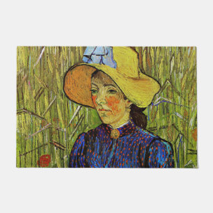 Vincent van Gogh - Peasant Girl in Straw Hat Doormat
