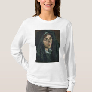 Vincent van Gogh Peasant with moss green shawl T-Shirt