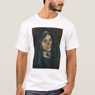 Vincent van Gogh Peasant with moss green shawl T-Shirt