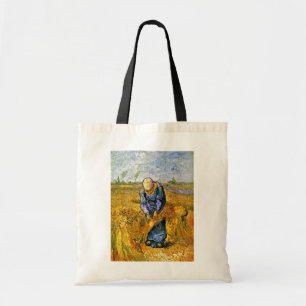 Vincent Van Gogh - Peasant Woman Binding Sheaves Tote Bag