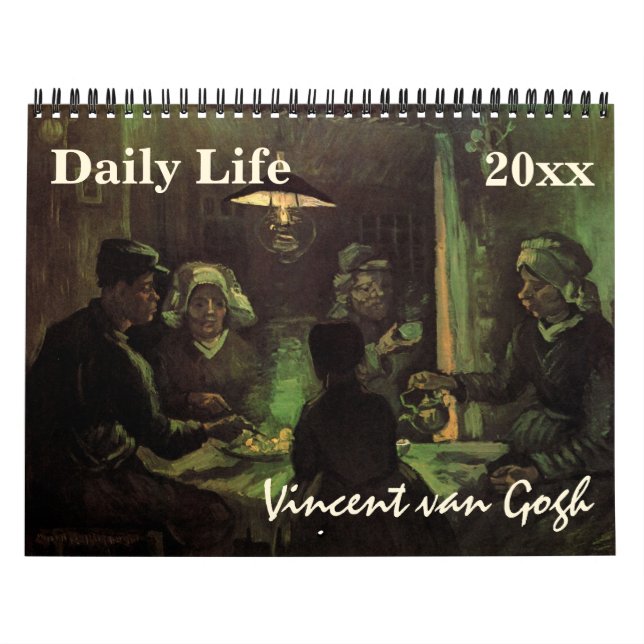 Vincent van Gogh People and Daily Life Fine Art Calendar (Cover)