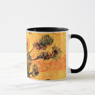 Vincent Van Gogh - Pine Trees Against A Red Sky Mug