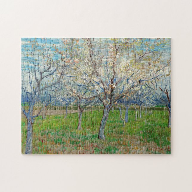 Vincent van Gogh - Pink Orchard Jigsaw Puzzle (Horizontal)