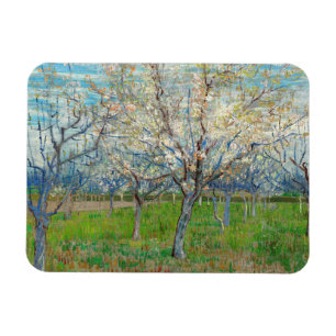 Vincent van Gogh - Pink Orchard Magnet