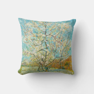 Vincent van Gogh - Pink Peach Tree in Blossom Cushion