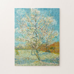 Vincent van Gogh - Pink Peach Tree in Blossom Jigsaw Puzzle
