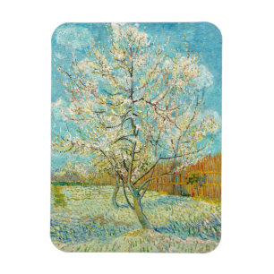 Vincent van Gogh - Pink Peach Tree in Blossom Magnet