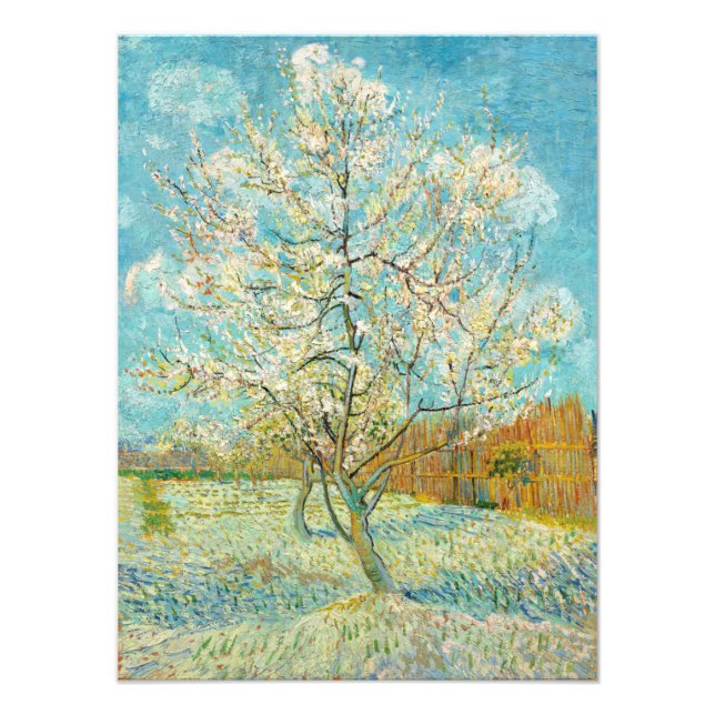Vincent van Gogh - Pink Peach Tree in Blossom Photo Print (Front)