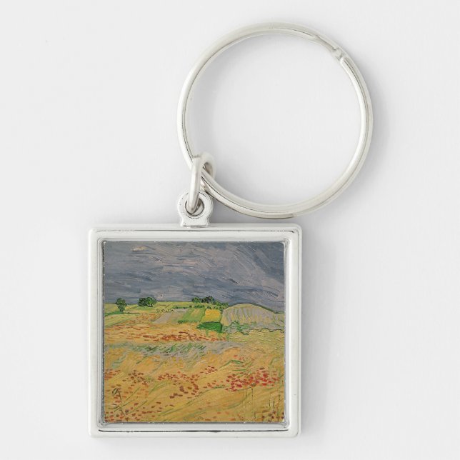 Vincent van Gogh | Plain at Auvers, 1890 Key Ring (Front)