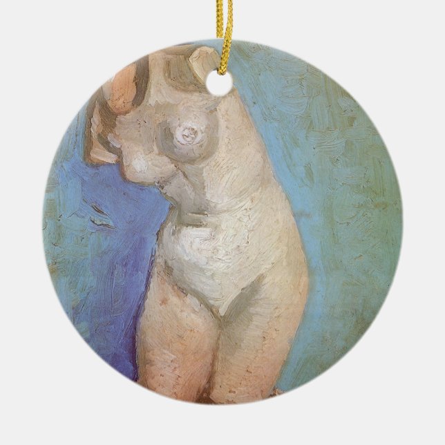 Vincent van Gogh - Plaster Statuette Female Torso Ceramic Ornament (Front)