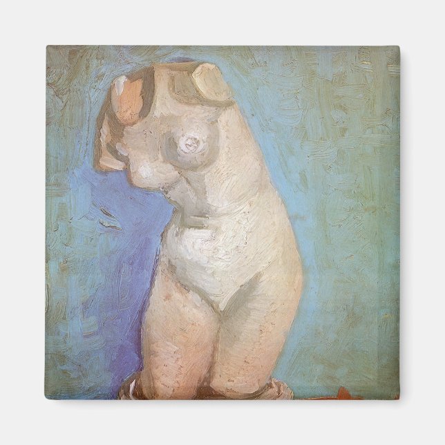 Vincent van Gogh - Plaster Statuette Female Torso Magnet (Front)