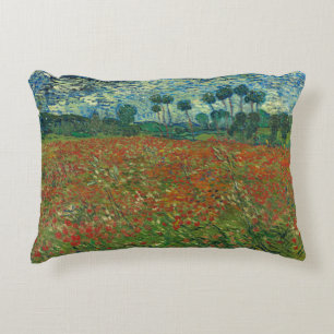Vincent van Gogh - Poppy Field Decorative Cushion