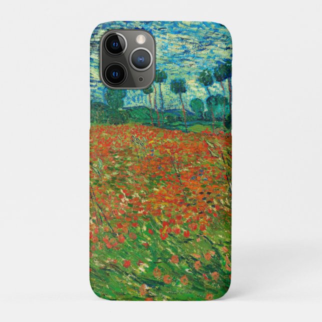 Vincent Van Gogh Poppy Field Fine Art Case-Mate iPhone Case (Back)
