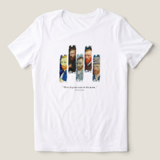 Vincent Van Gogh portrait and qoute Tri-Blend Shirt