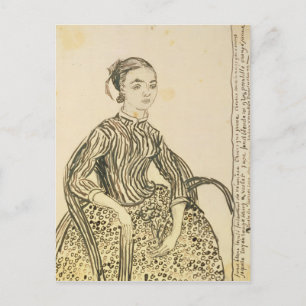 Vincent van Gogh Portrait of a Young Girl, 1888 Postcard