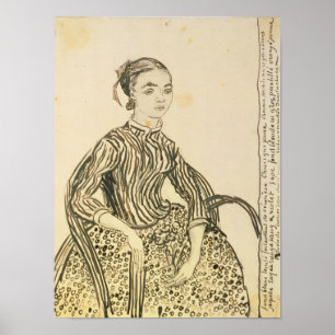 Vincent van Gogh Portrait of a Young Girl, 1888 Poster