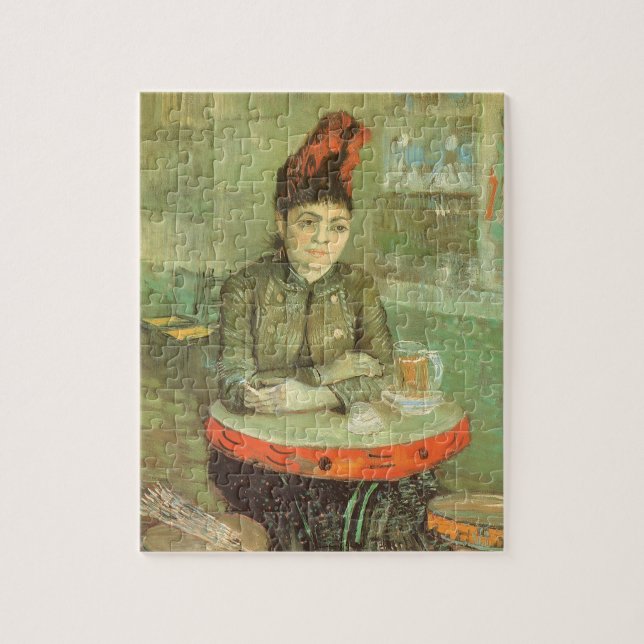 Vincent van Gogh - Portrait of Agostina Segatori Jigsaw Puzzle (Vertical)