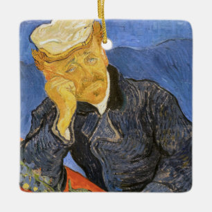 Vincent Van Gogh - Portrait of Doctor Paul Gachet Ceramic Ornament