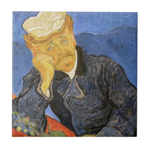 Vincent Van Gogh - Portrait of Doctor Paul Gachet Ceramic Tile